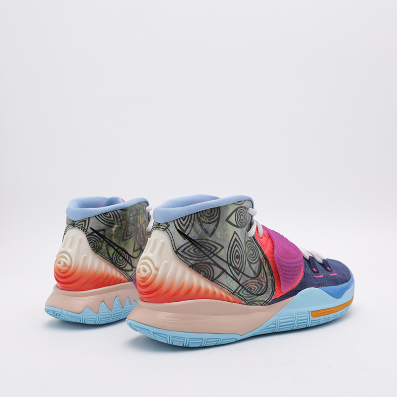 мужские разноцветные баскетбольные кроссовки Nike Kyrie 6 Pre Heat CN9839-403 - цена, описание, фото 5