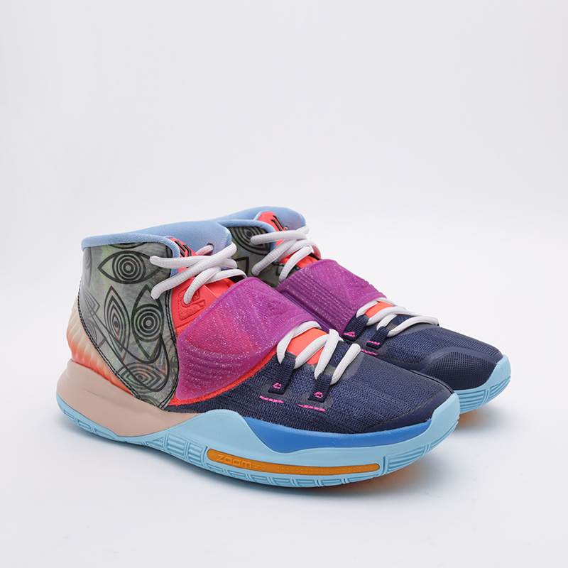 мужские разноцветные баскетбольные кроссовки Nike Kyrie 6 Pre Heat CN9839-403 - цена, описание, фото 3