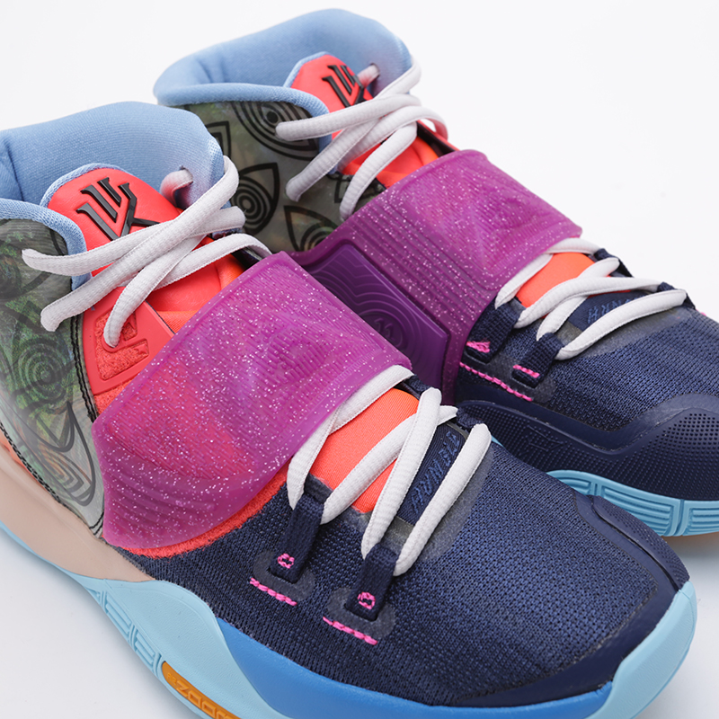 мужские разноцветные баскетбольные кроссовки Nike Kyrie 6 Pre Heat CN9839-403 - цена, описание, фото 4