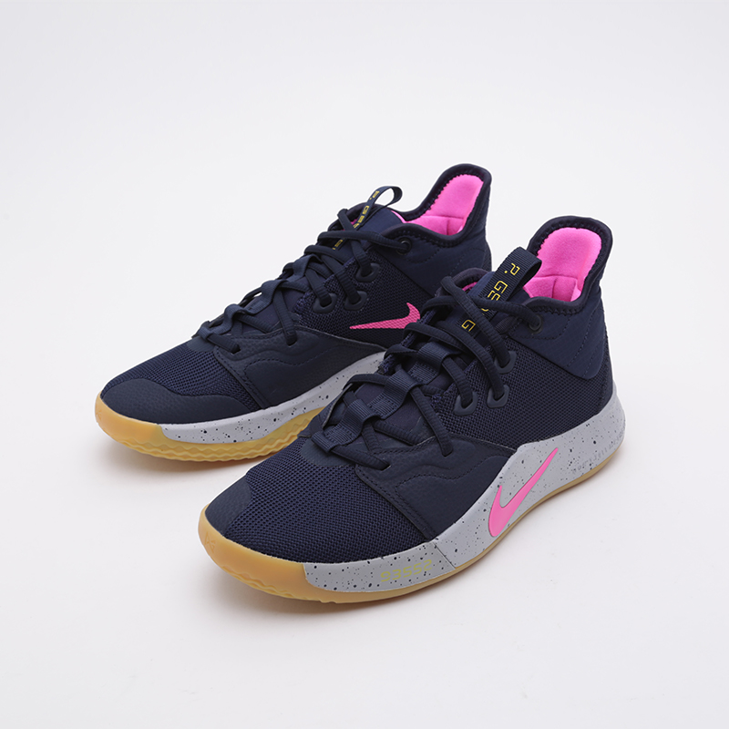 мужские синие баскетбольные кроссовки Nike PG 3 AO2607-401 - цена, описание, фото 6
