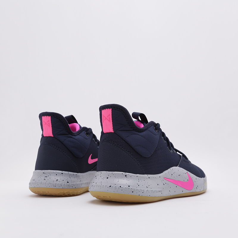 мужские синие баскетбольные кроссовки Nike PG 3 AO2607-401 - цена, описание, фото 5
