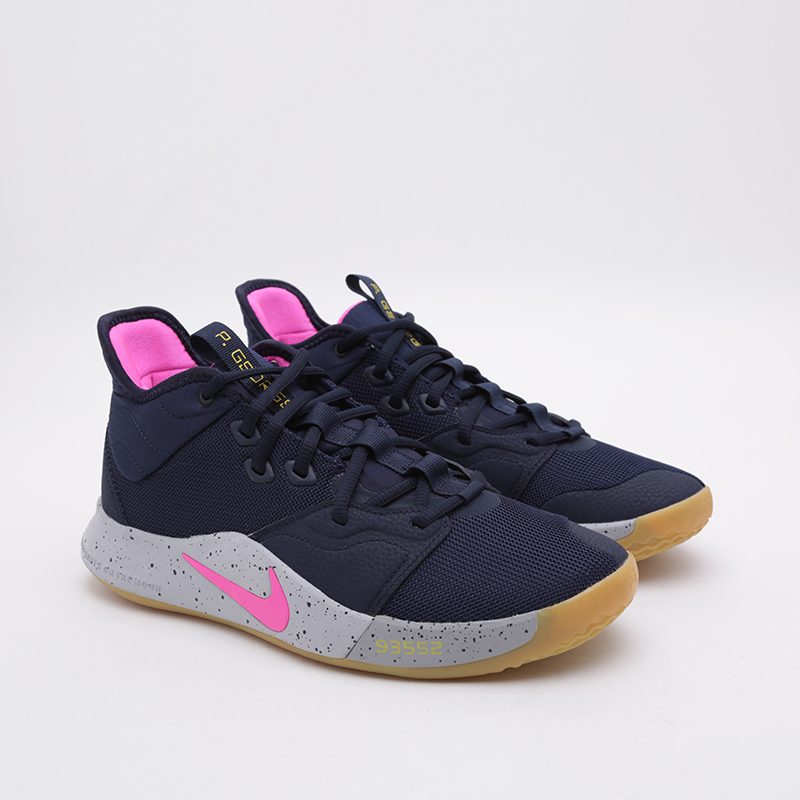мужские синие баскетбольные кроссовки Nike PG 3 AO2607-401 - цена, описание, фото 3