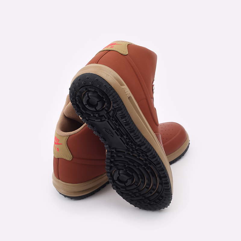 мужские коричневые кроссовки Nike Lunar Force 1 Duckboot `18 BQ7930-200 - цена, описание, фото 3