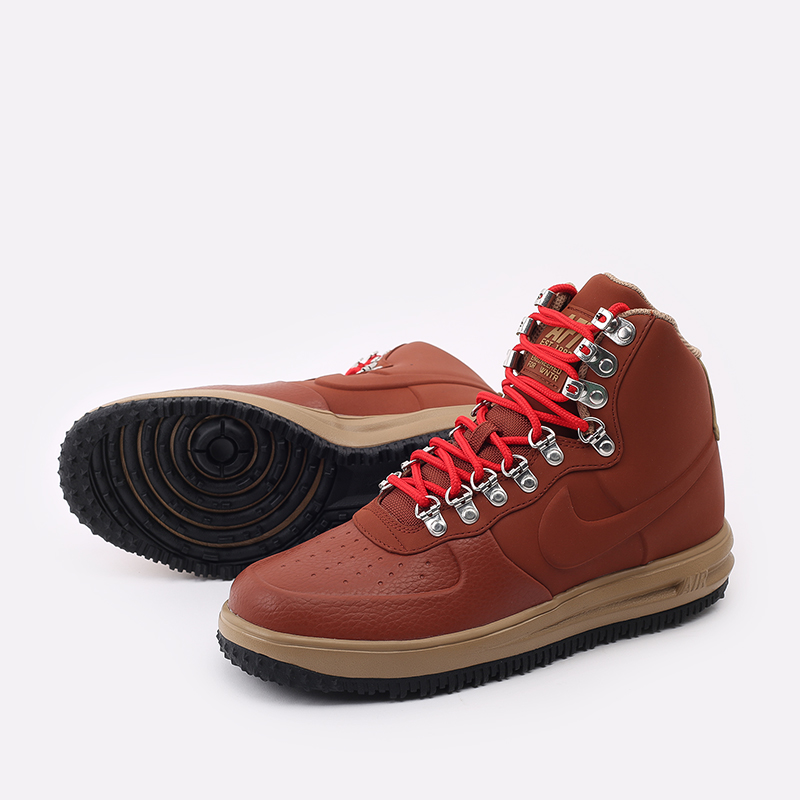 мужские коричневые кроссовки Nike Lunar Force 1 Duckboot `18 BQ7930-200 - цена, описание, фото 5