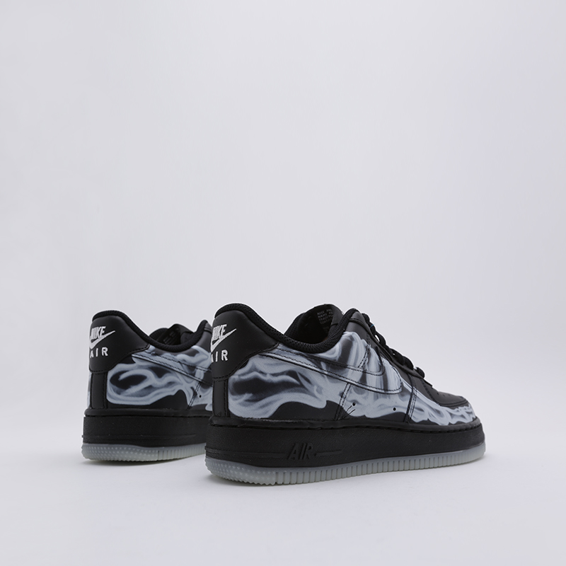 мужские черные кроссовки Nike Air Force 1 '07 Skeleton QS BQ7541-001 - цена, описание, фото 5