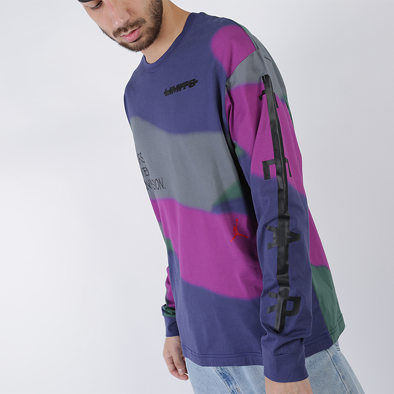 

Лонгслив Jordan, MJ Fearless L/S, Разноцветный