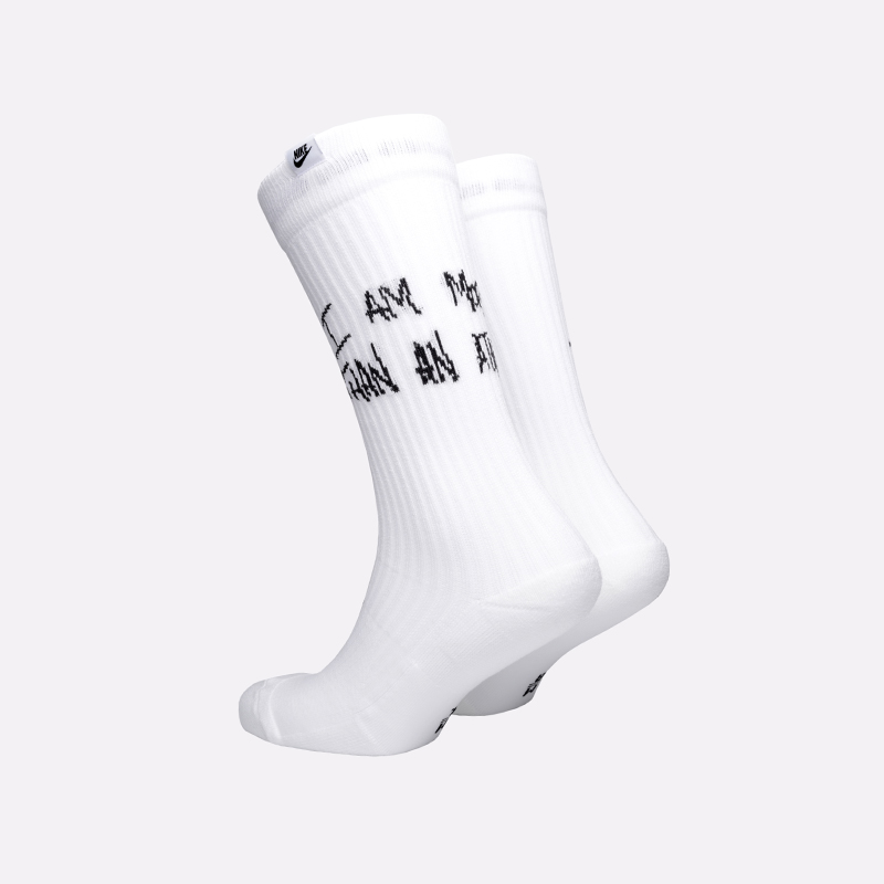 мужские белые носки Nike More Than An Athlete SX7865-100 - цена, описание, фото 2