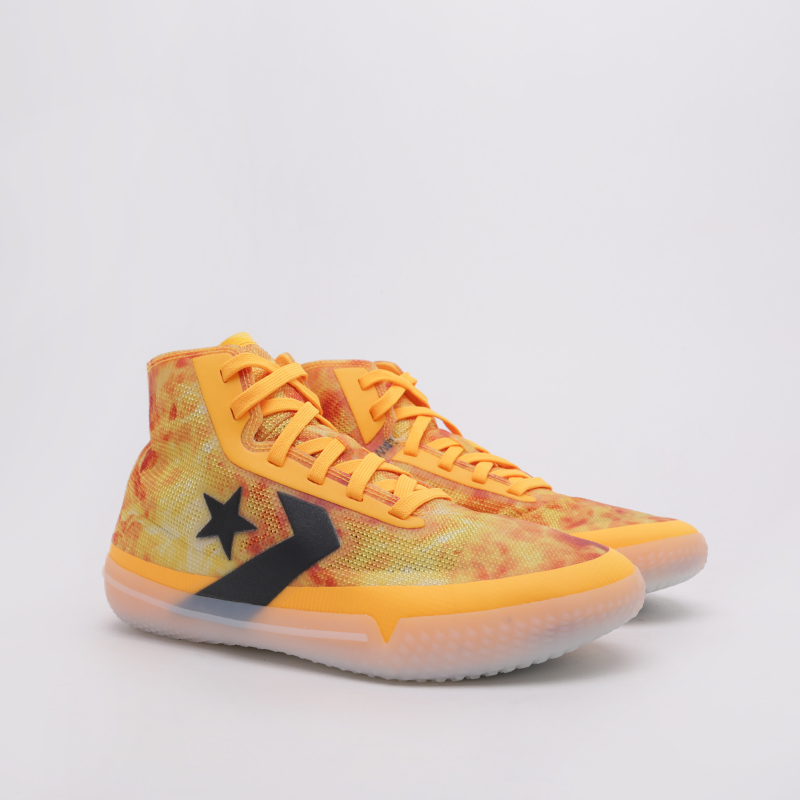мужские оранжевые баскетбольные кроссовки Converse All Star Pro BB Hi 166261 - цена, описание, фото 2