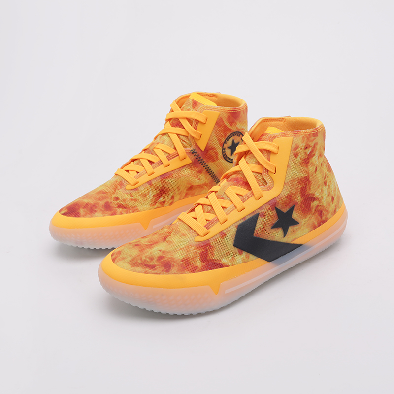 мужские оранжевые баскетбольные кроссовки Converse All Star Pro BB Hi 166261 - цена, описание, фото 4