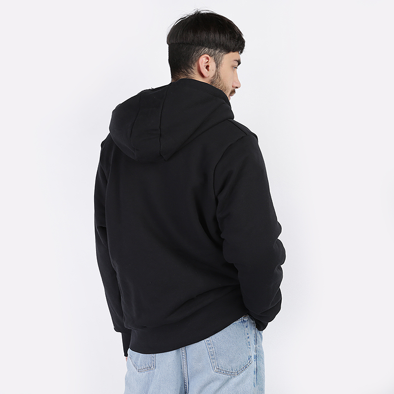 jordan black cat sherpa hoodie