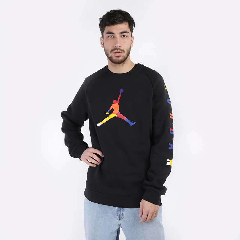 

Толстовка Jordan, Чёрный, DNA Fleece Crew