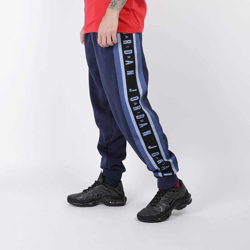 мужские синие брюки Jordan Gradient Fleece Sweatpants BQ5664-460 - цена, описание, фото 1