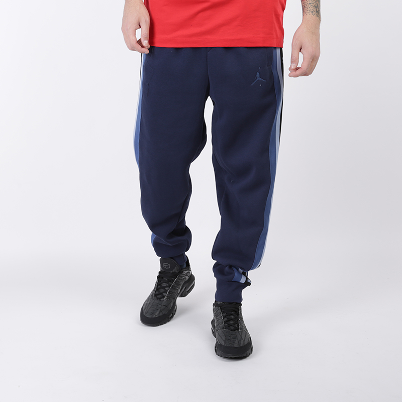 мужские синие брюки Jordan Gradient Fleece Sweatpants BQ5664-460 - цена, описание, фото 2