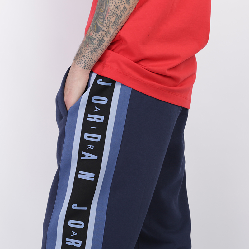 мужские синие брюки Jordan Gradient Fleece Sweatpants BQ5664-460 - цена, описание, фото 4