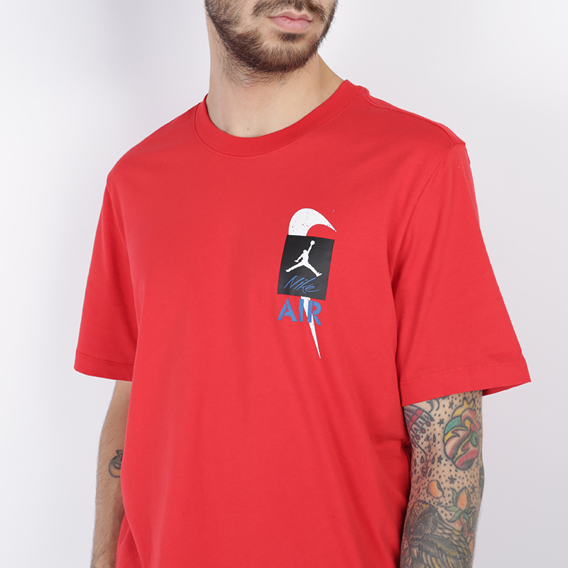 мужская красная футболка Jordan Legacy AJ4 Tee CQ8297-657 - цена, описание, фото 2