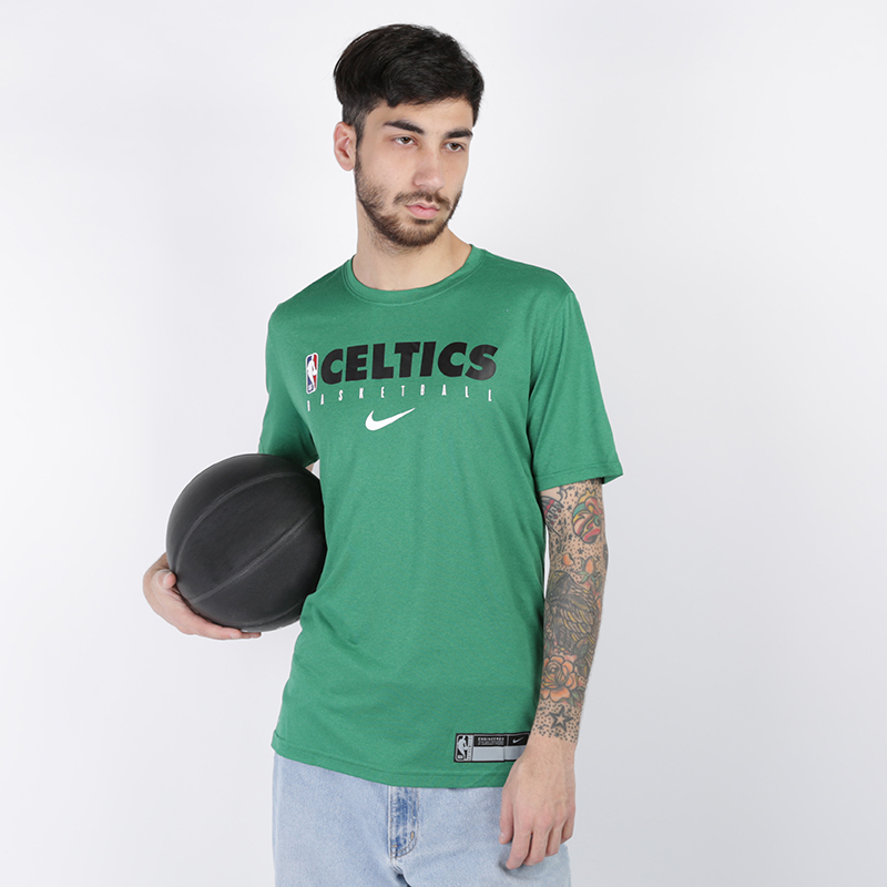 мужская зеленая футболка Nike Boston Celtics Tee AT0666-312 - цена, описание, фото 1