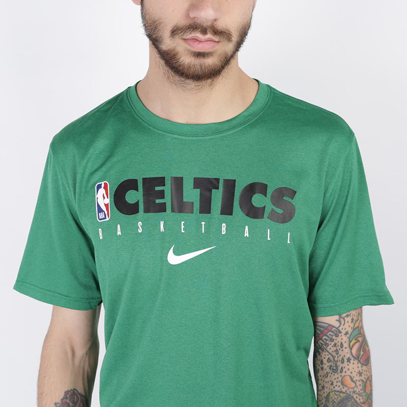 мужская зеленая футболка Nike Boston Celtics Tee AT0666-312 - цена, описание, фото 2