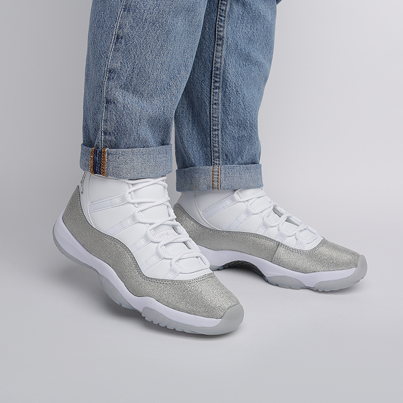 женские белые кроссовки Jordan WMNS 11 Retro AR0715-100 - цена, описание, фото 7