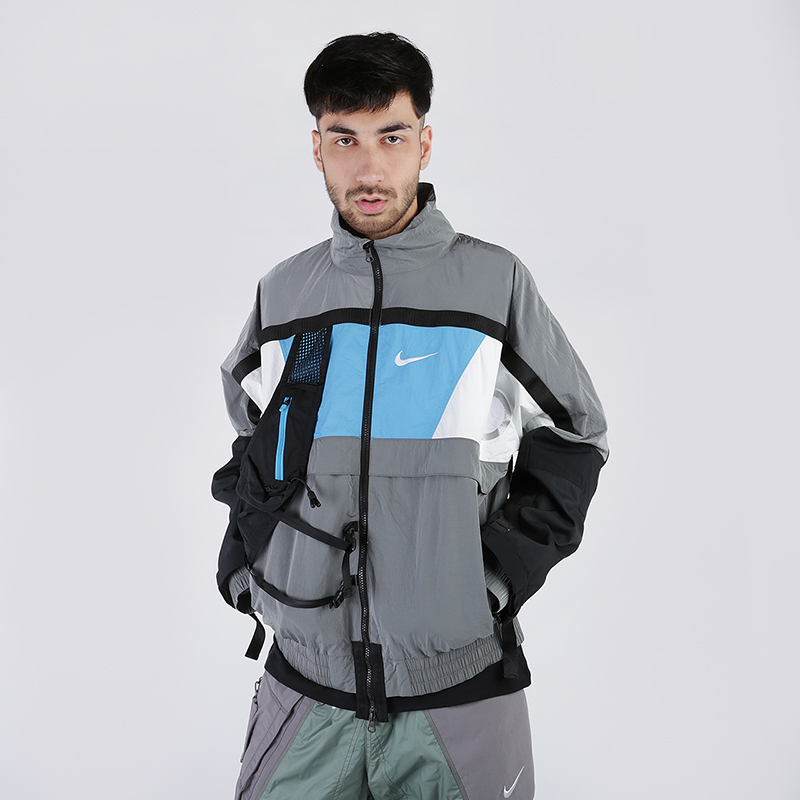 мужская серая куртка Nike NikeLab Hooded Jacket CD6368-012 - цена, описание, фото 3
