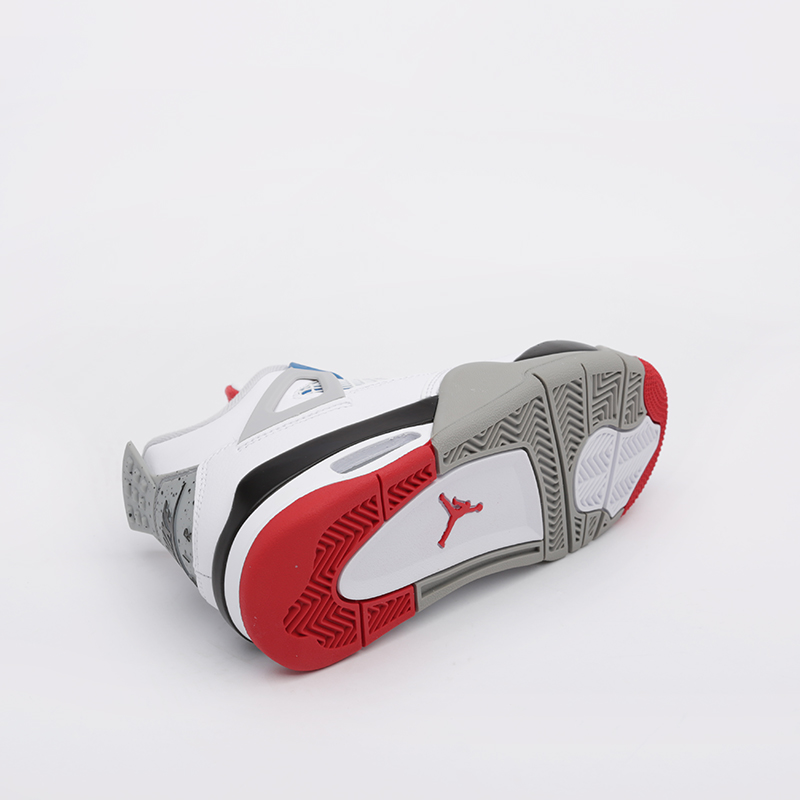 женские белые кроссовки Jordan 4 Retro (GS) 408452-146 - цена, описание, фото 7
