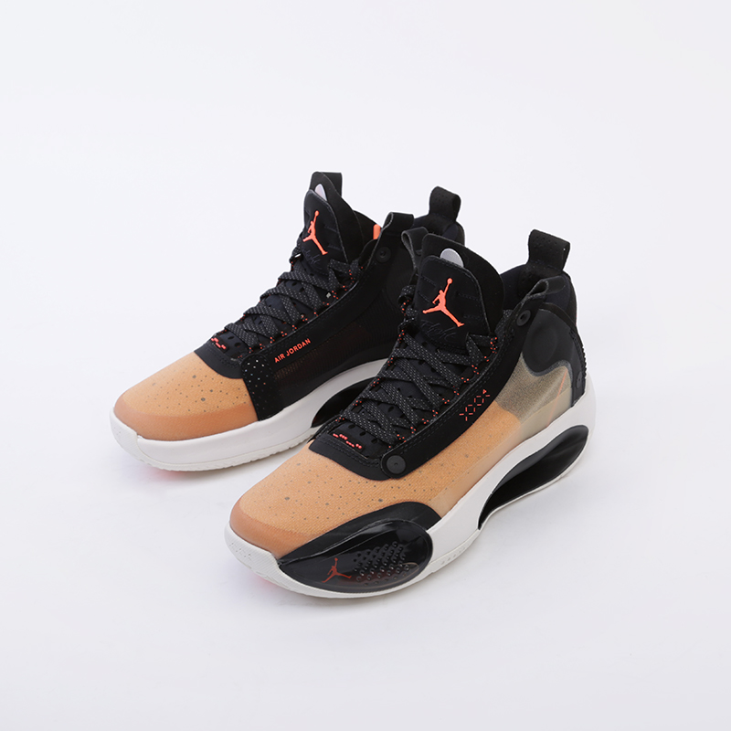 женские бежевые баскетбольные кроссовки Jordan XXXIV (GS) BQ3384-800 - цена, описание, фото 4
