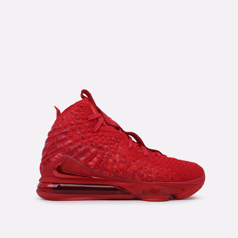 мужские красные баскетбольные кроссовки Nike Lebron XVII BQ3177-600 - цена, описание, фото 1