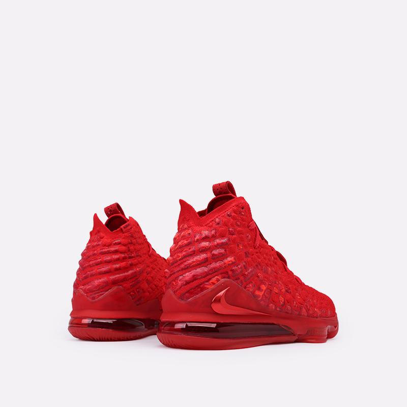 мужские красные баскетбольные кроссовки Nike Lebron XVII BQ3177-600 - цена, описание, фото 4