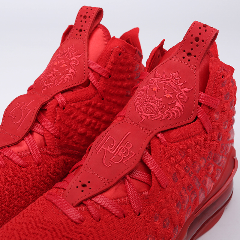 мужские красные баскетбольные кроссовки Nike Lebron XVII BQ3177-600 - цена, описание, фото 7