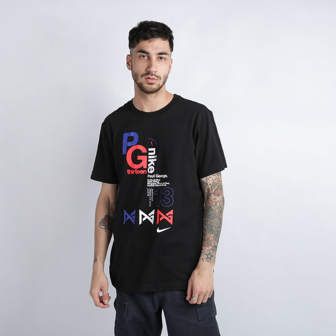 мужская черная футболка Nike PG Tee CD0954-010 - цена, описание, фото 1