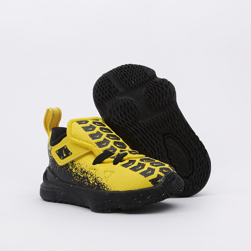 детские желтые кроссовки Nike Lebron XVII Auto (TDV) CK0611-700 - цена, описание, фото 2