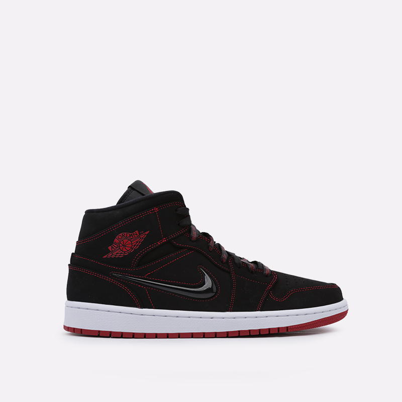 мужские черные кроссовки Jordan 1 Mid Fearless CK5665-062 - цена, описание, фото 1