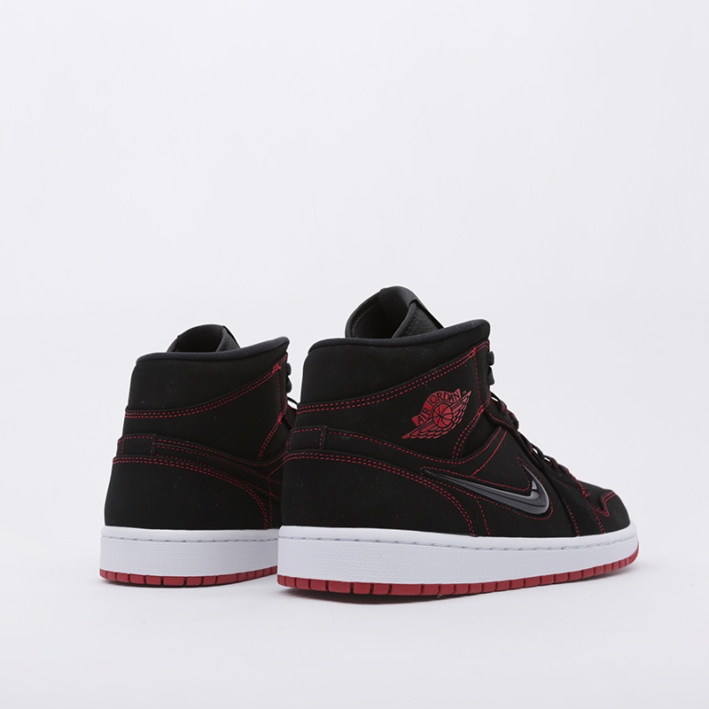 мужские черные кроссовки Jordan 1 Mid Fearless CK5665-062 - цена, описание, фото 4