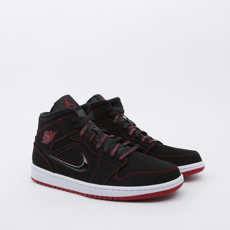 мужские черные кроссовки Jordan 1 Mid Fearless CK5665-062 - цена, описание, фото 2