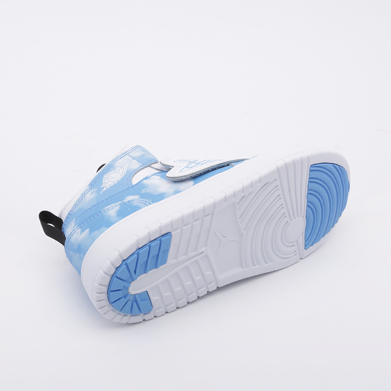 детские голубые кроссовки Jordan Sky 1 Fearless (PS) CT2477-400 - цена, описание, фото 3