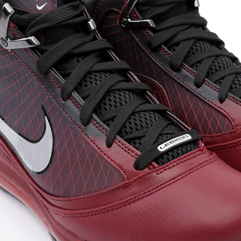 мужские бордовые баскетбольные кроссовки Nike Lebron VII QS CU5133-600 - цена, описание, фото 5