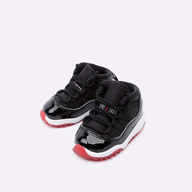 детские черные кроссовки Jordan 11 Retro (TD) 378040-061 - цена, описание, фото 4