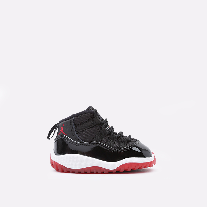 детские черные кроссовки Jordan 11 Retro (TD) 378040-061 - цена, описание, фото 1