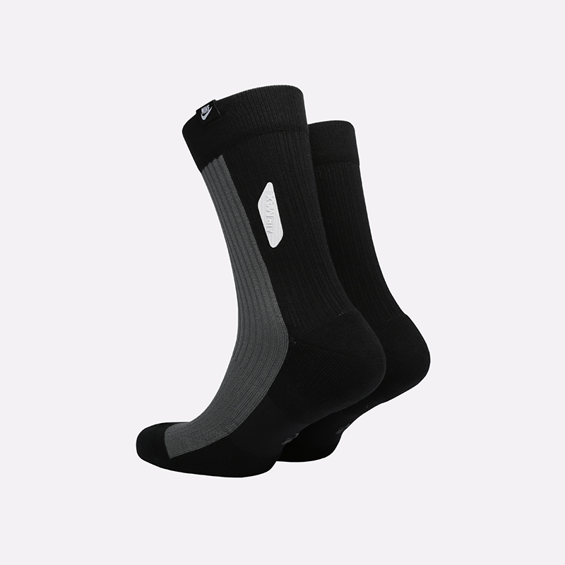 мужские черные носки Nike Airmax Crew SK0005-010 - цена, описание, фото 2