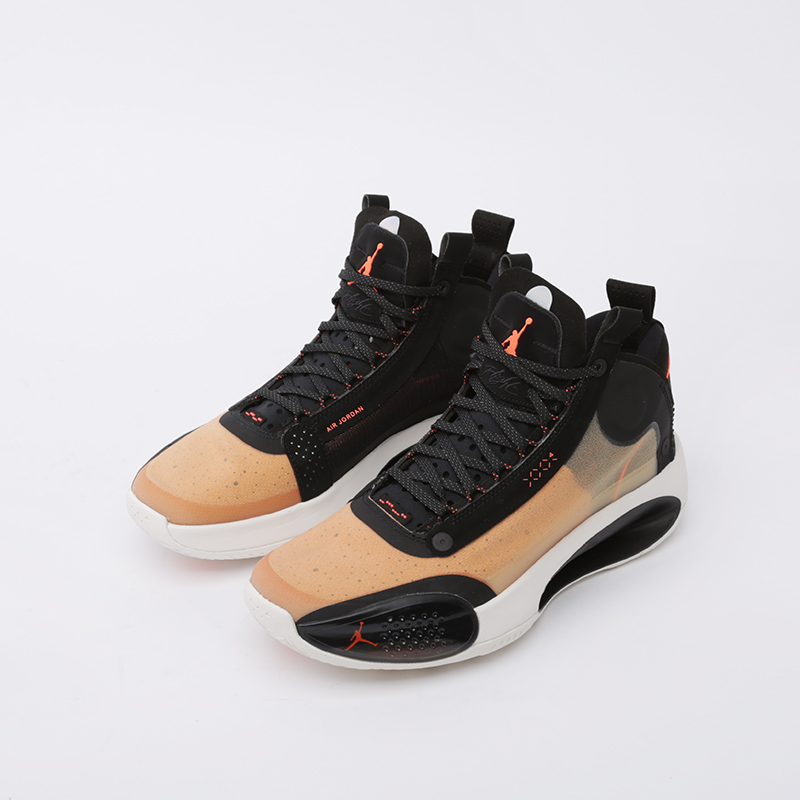 мужские оранжевые баскетбольные кроссовки Jordan XXXIV AR3240-800 - цена, описание, фото 5