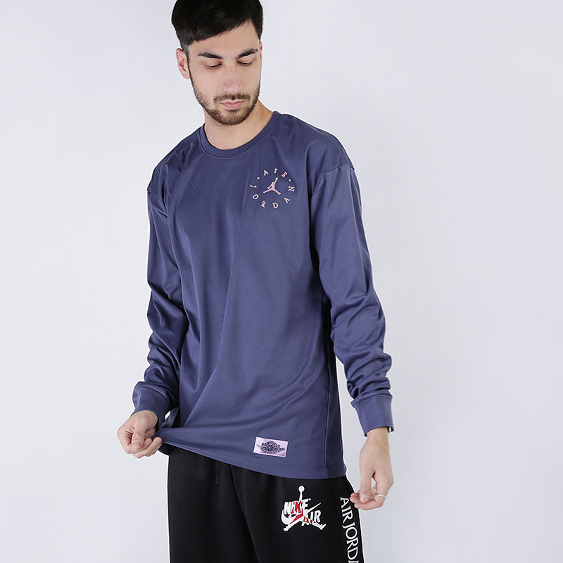 

Лонгслив Jordan, Синий, Remastered Sueded Long-Sleeve Top