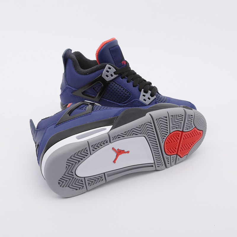 женские синие кроссовки Jordan 4 Retro WNTR BG CQ9745-401 - цена, описание, фото 3