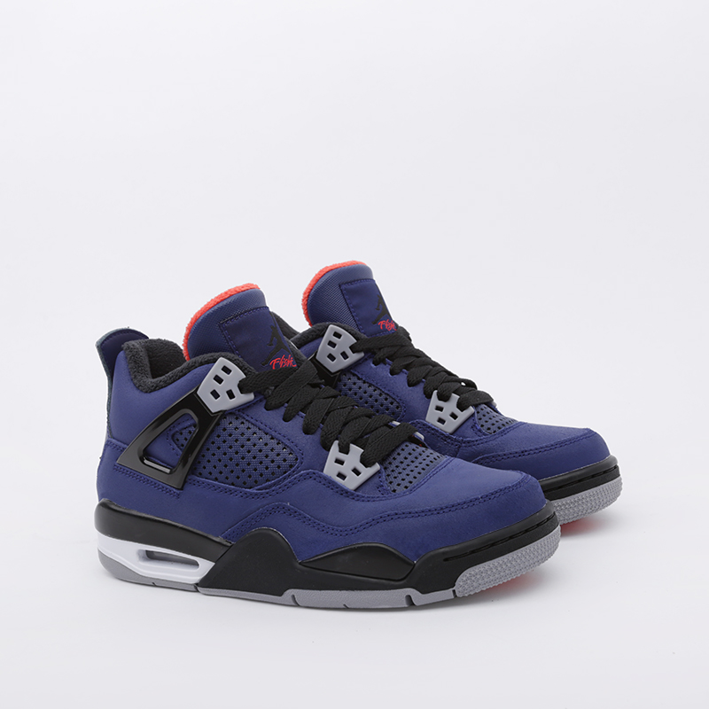 женские синие кроссовки Jordan 4 Retro WNTR BG CQ9745-401 - цена, описание, фото 2