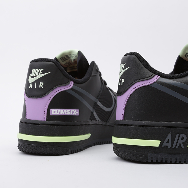 мужские черные кроссовки Nike Air Force 1 React CD4366-001 - цена, описание, фото 4