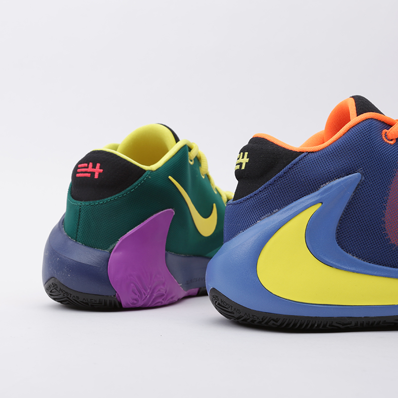 разноцветные баскетбольные кроссовки Nike Zoom Freak 1 Multi CT8476-800 - цена, описание, фото 4