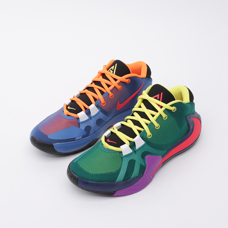  разноцветные баскетбольные кроссовки Nike Zoom Freak 1 Multi CT8476-800 - цена, описание, фото 5