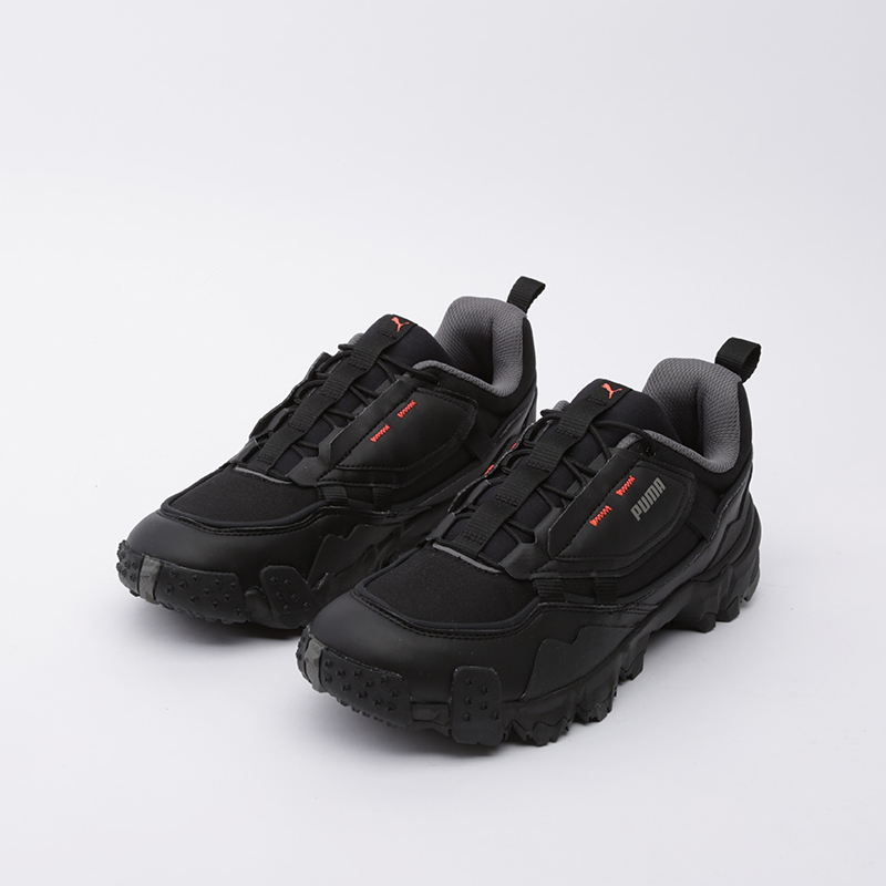 мужские черные кроссовки PUMA Trailfox Overland MTS Grid 37147701 - цена, описание, фото 5