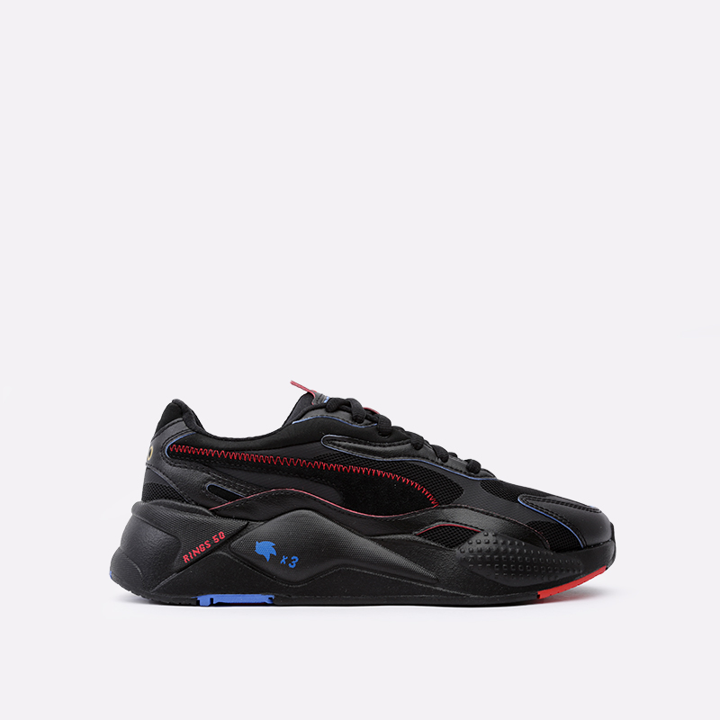 мужские черные кроссовки PUMA RS-X3 Sonic Black 37342901 - цена, описание, фото 1