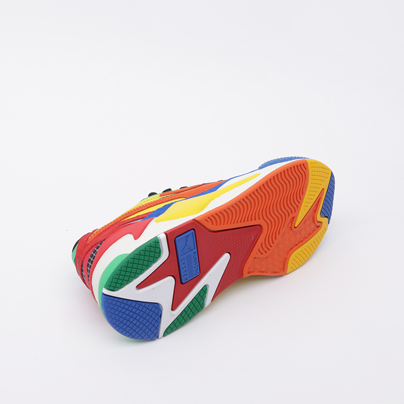 мужские разноцветные кроссовки PUMA RS-X3 Rubiks 37342801 - цена, описание, фото 3
