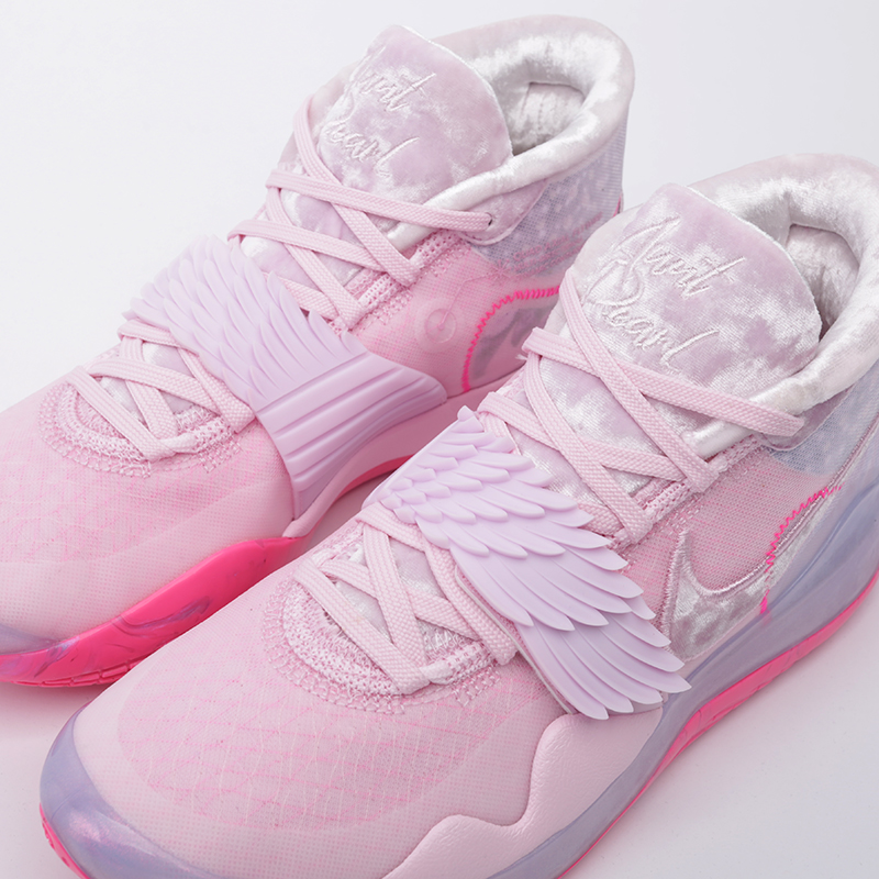 мужские розовые баскетбольные кроссовки Nike Zoom KD12 XMAS CT2740-900 - цена, описание, фото 6
