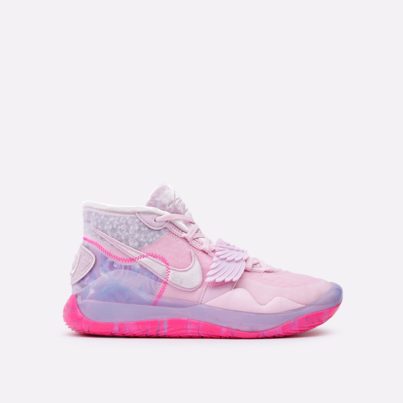 мужские розовые баскетбольные кроссовки Nike Zoom KD12 XMAS CT2740-900 - цена, описание, фото 1